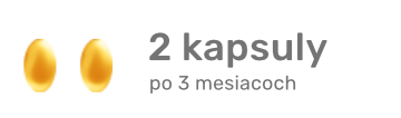 Dávkování UF - kapsuly SK